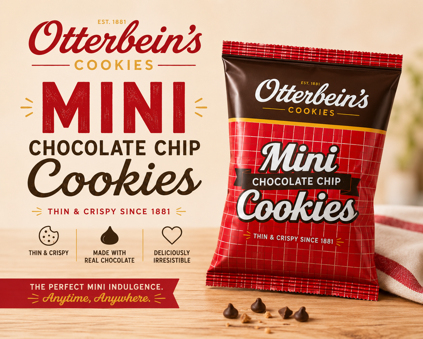 Mini Chocolate Chip Cookies