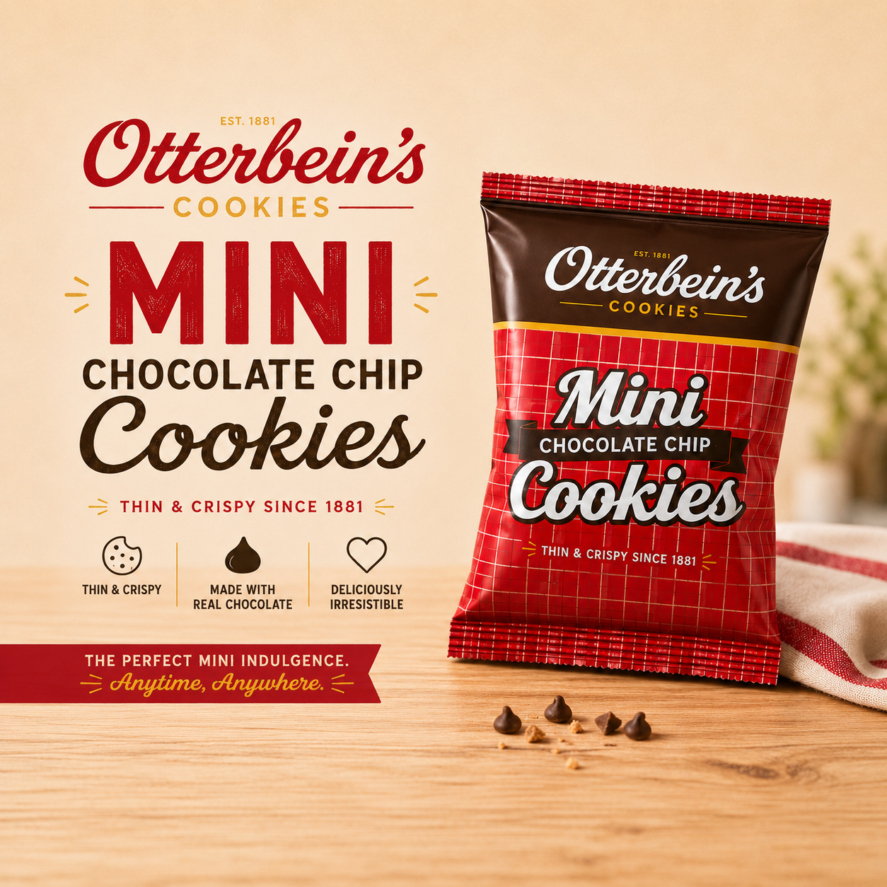 Mini Chocolate Chip Cookies