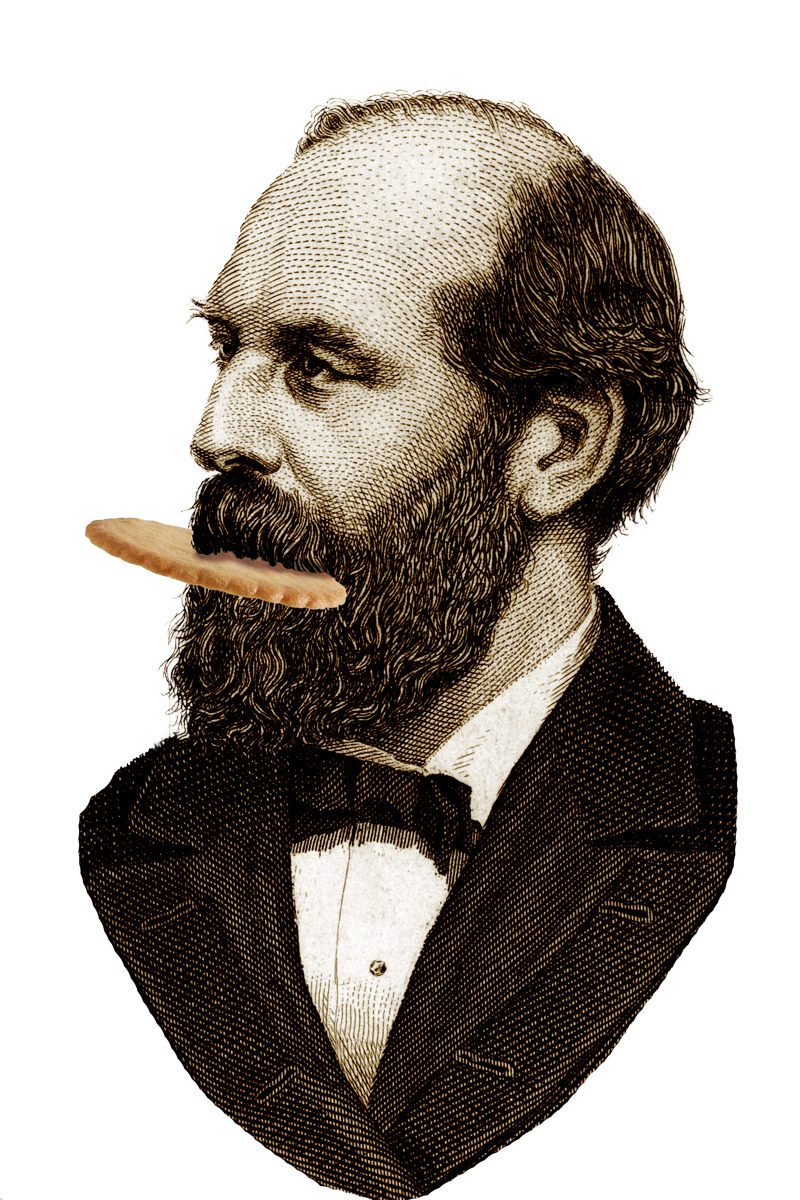 James Garfield with Cookie